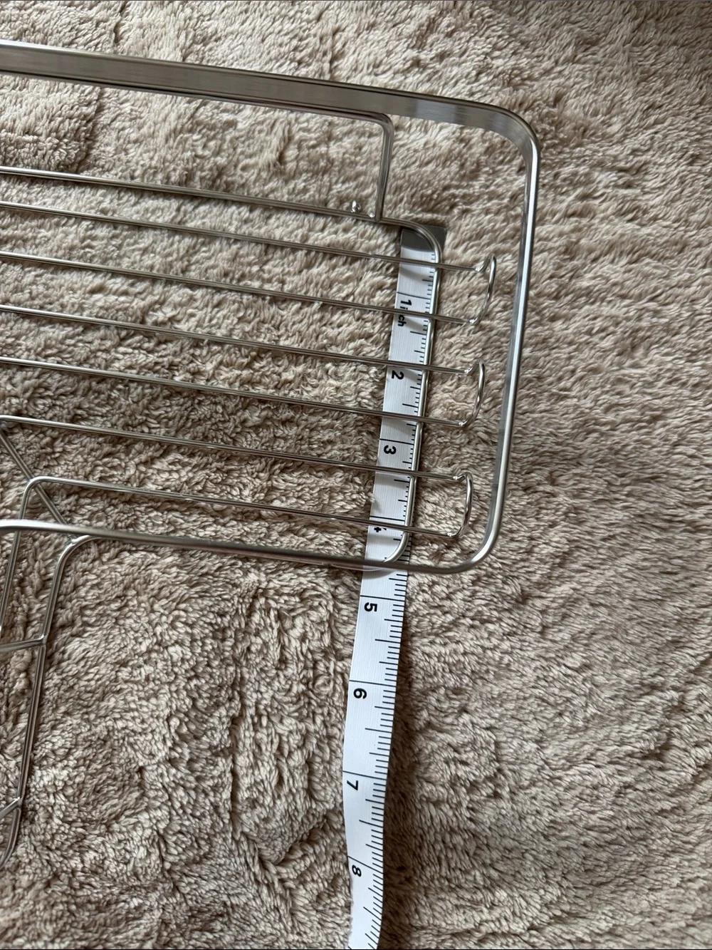 Chrome Shower Caddy Corner Shelf - Silver